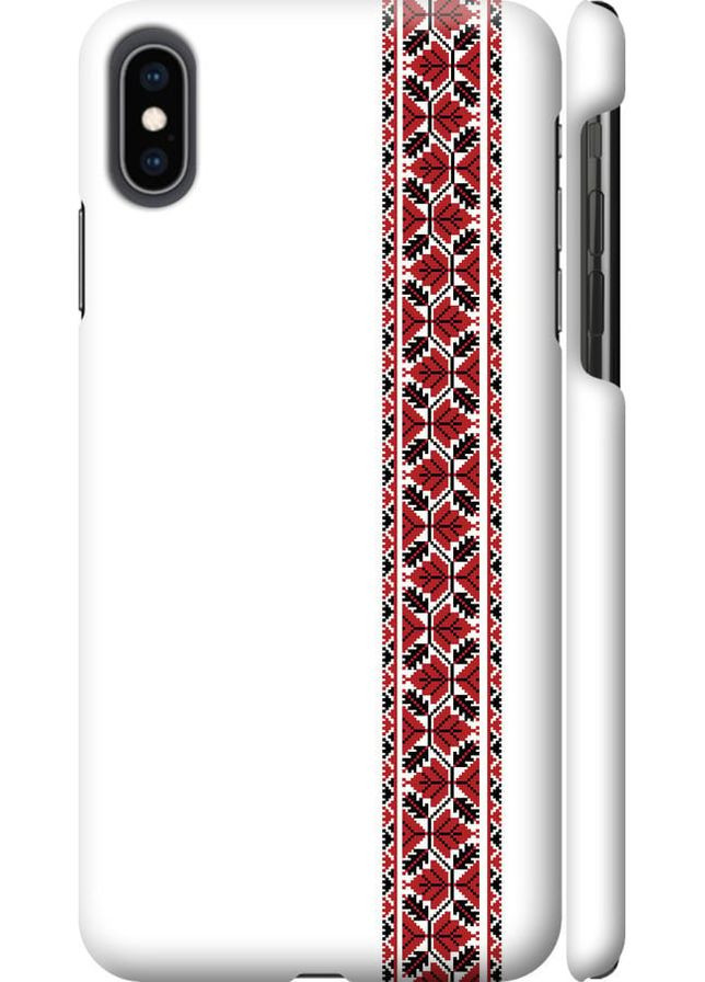 3D пластиковый матовый чехол 'Вышиванка 2' для Endorphone apple iphone xs max (269362112)