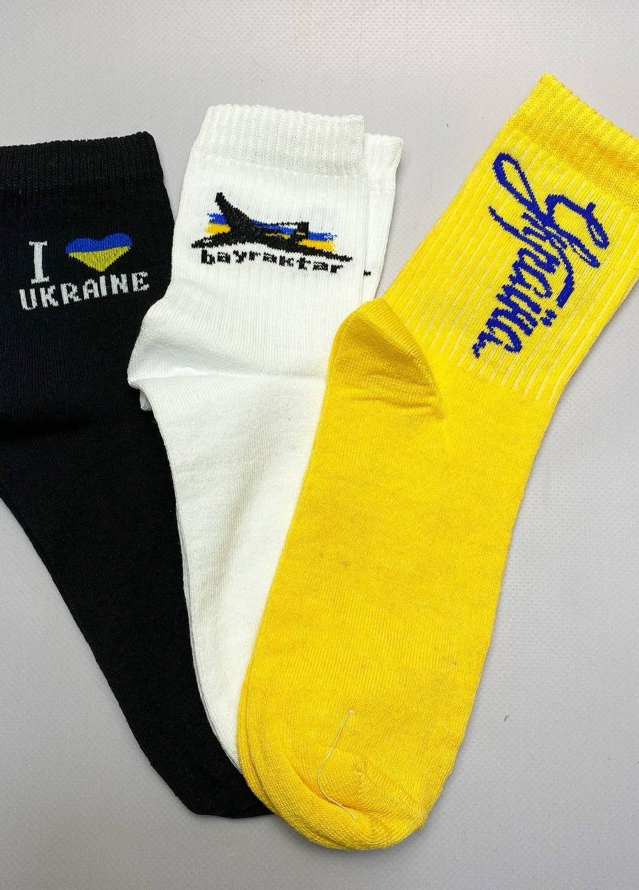 Бокс женских высоких носков на 3 пары Ukraine Vakko (276904946)