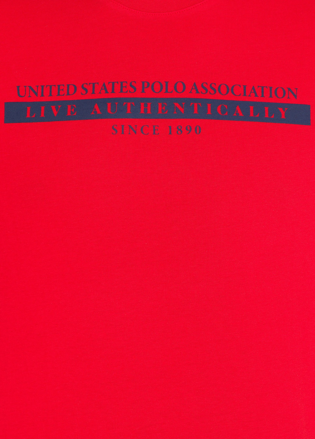 Червона футболка U.S. Polo Assn.