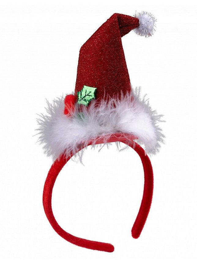Новогодний обруч "Шляпка Санты" цвет разноцветный ЦБ-00234152 Novogod'ko (266413571)