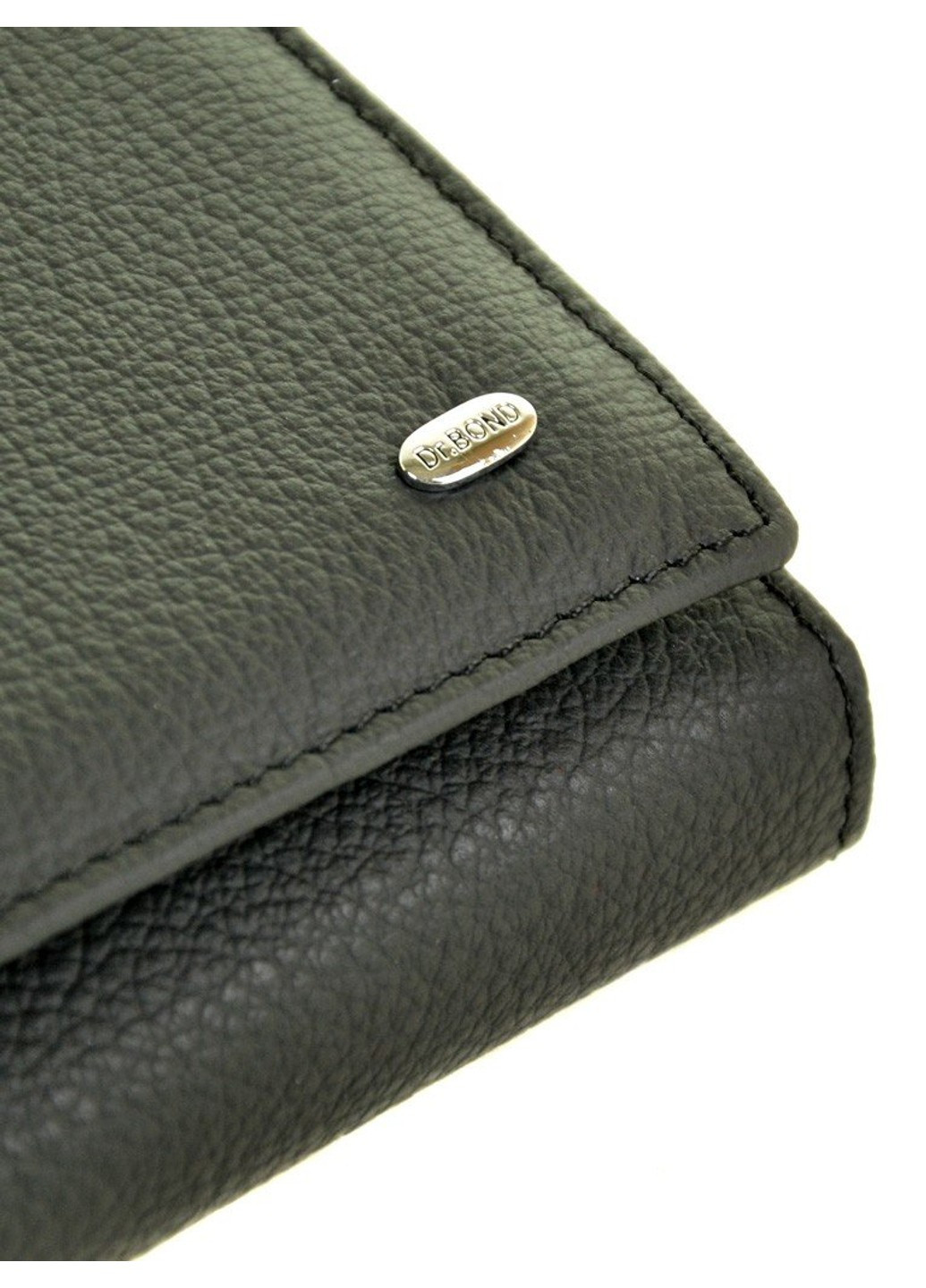 Жіночий шкіряний чорний гаманець Classik dr.Bond W1-V black Dr. Bond (261551208)