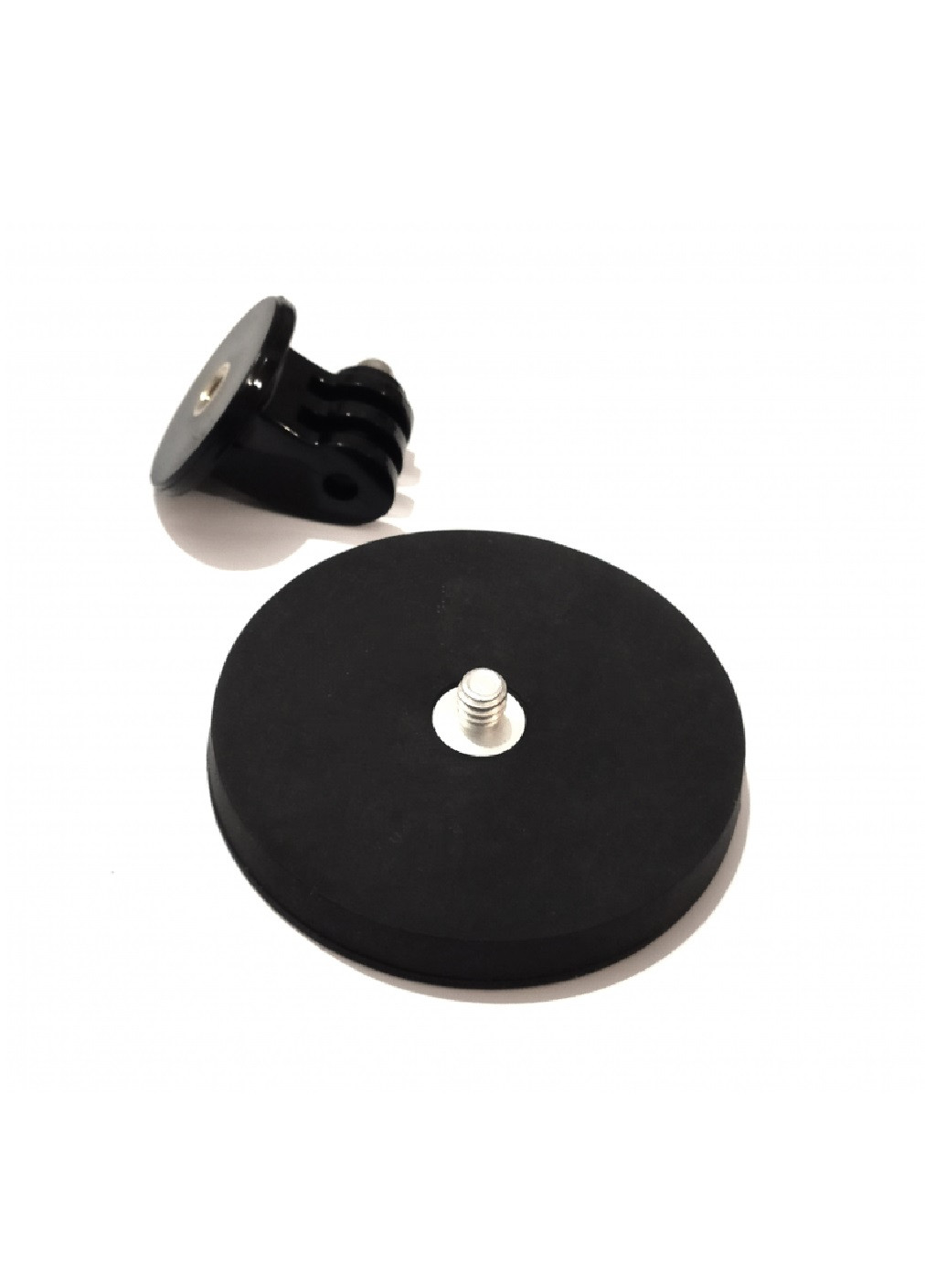 Магнит неодимовый крепление держатель с резиновым покрытием для экшн камер фототехники 65 мм (474672-Prob) Черный Unbranded (259316531)