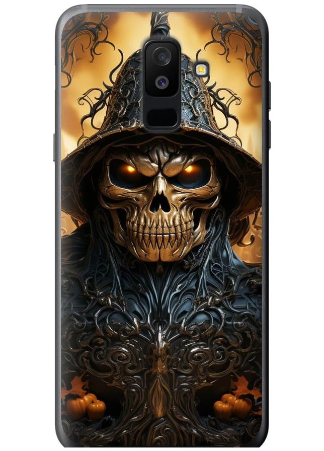 Силиконовый чехол 'Череп 2' для Endorphone Samsung Galaxy A6 Plus 2018 (266811637)