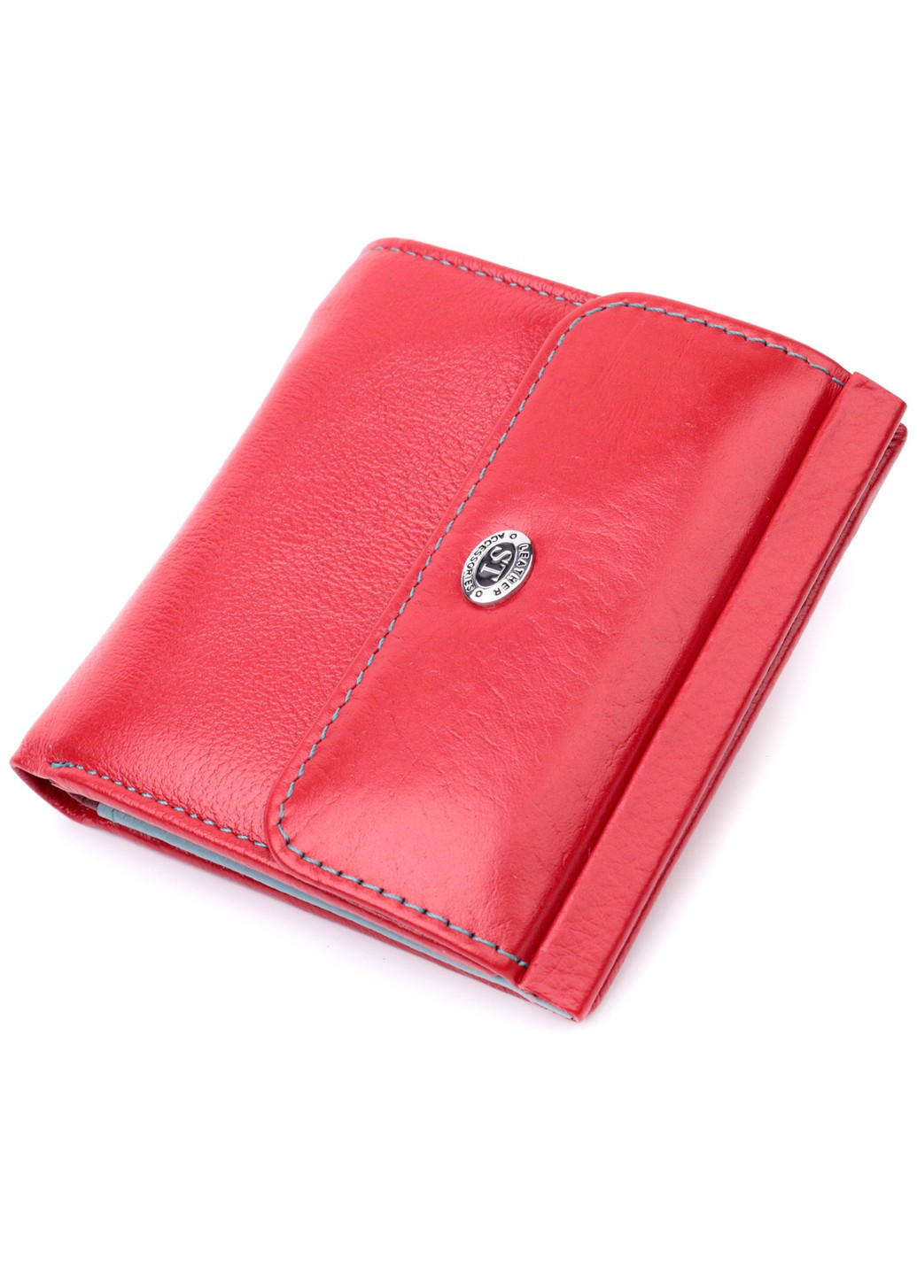 Женский кошелек среднего размера из натуральной кожи 19496 Красный st leather (278001030)