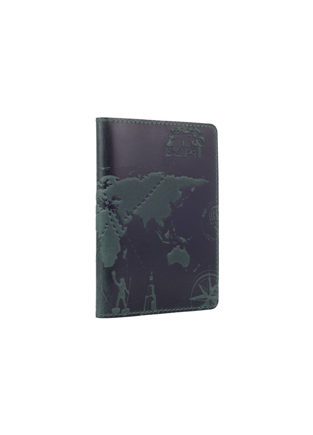 Шкіряна обкладинка на паспорт HiArt PC-01 Shabby Cumaru 7 wonders of the world Рудий Hi Art (268371651)