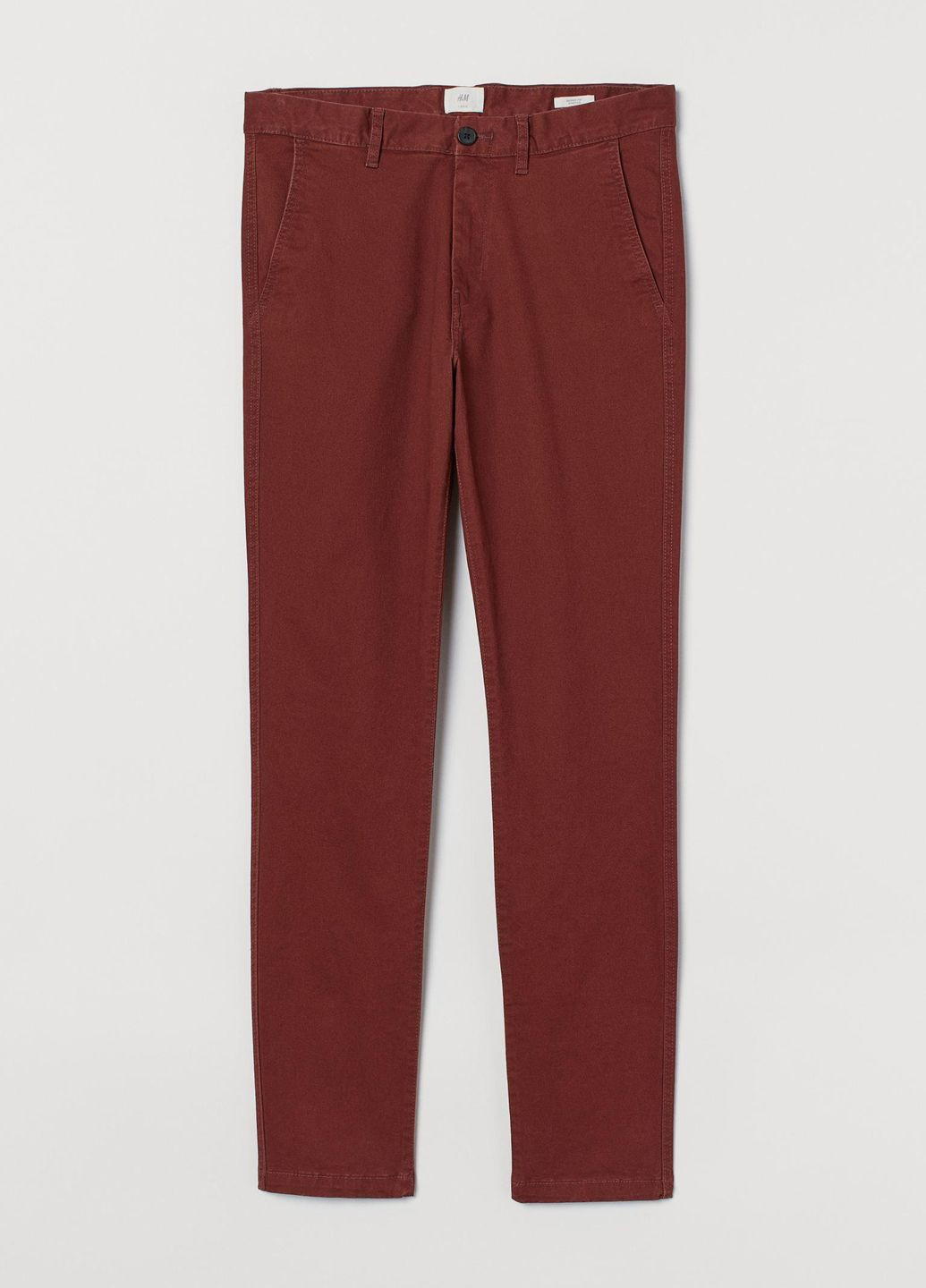 Терракотовые брюки H&M