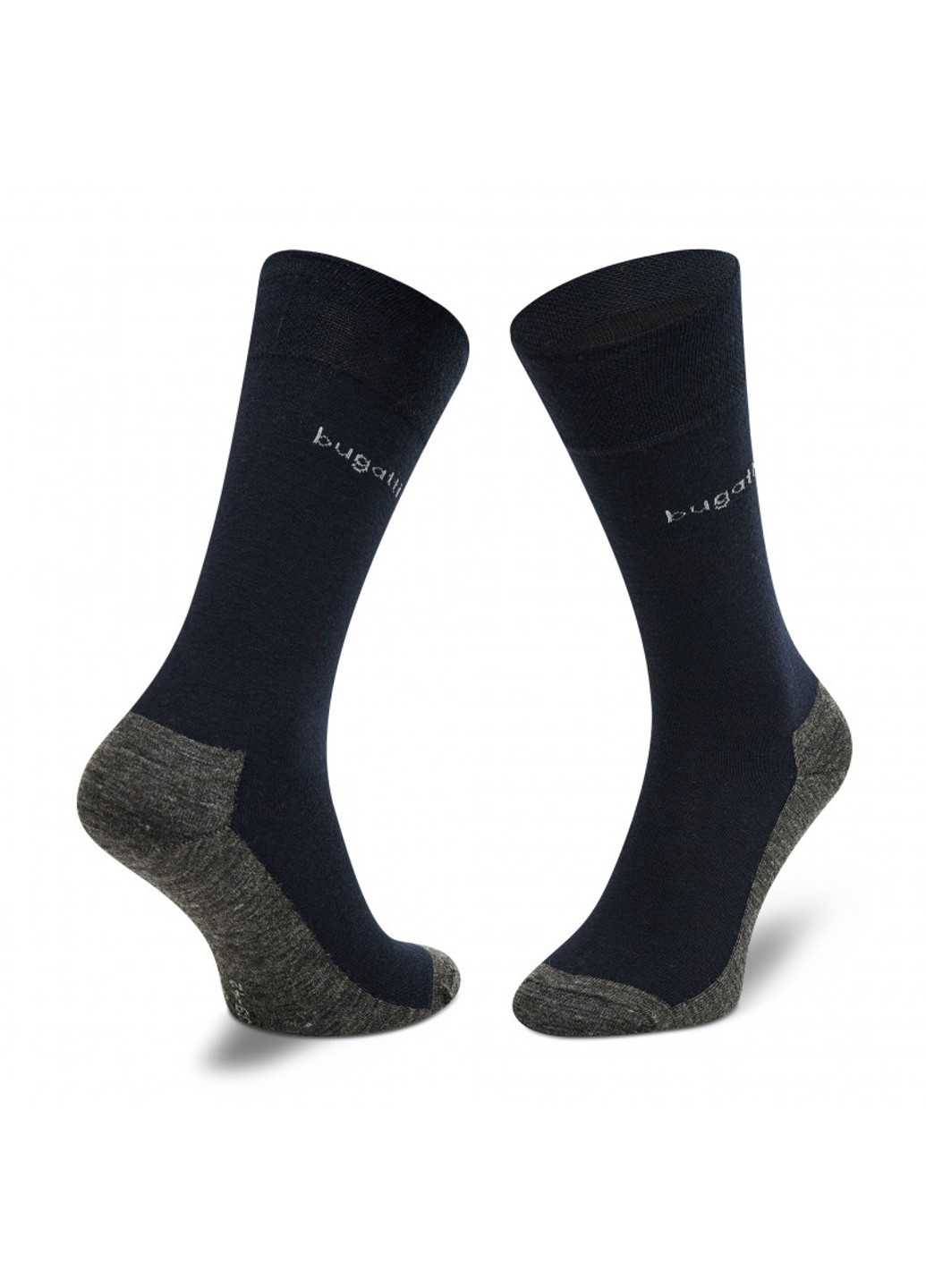 Набір з 2-х пар чоловічих шкарпеток Темно-синій з сірим Bugatti (256557388)