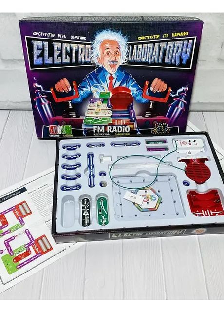 Електронний набір-конструктор для дітей "Electro Laboratory. FM Radio" (ELab-01-01) Danko Toys (264641421)