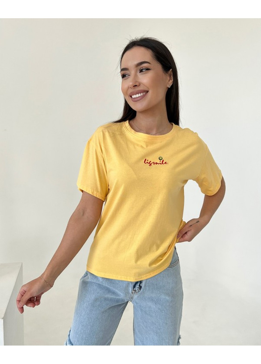 Желтая футболки wn20-421 жёлтый ISSA PLUS