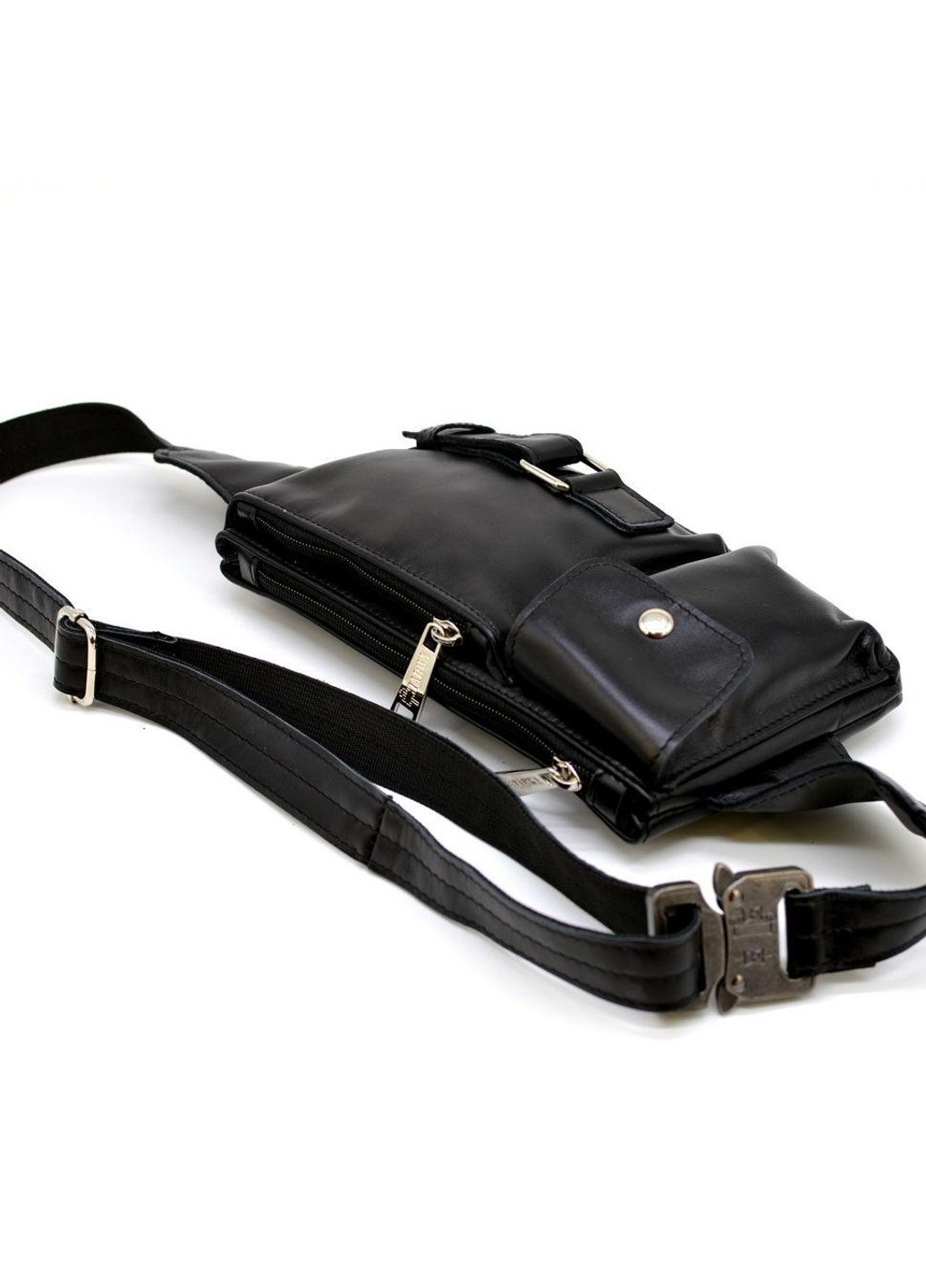 Шкіряна чоловіча чорна сумка на тарва ga-8135-3 ремінь Md TARWA (263776714)