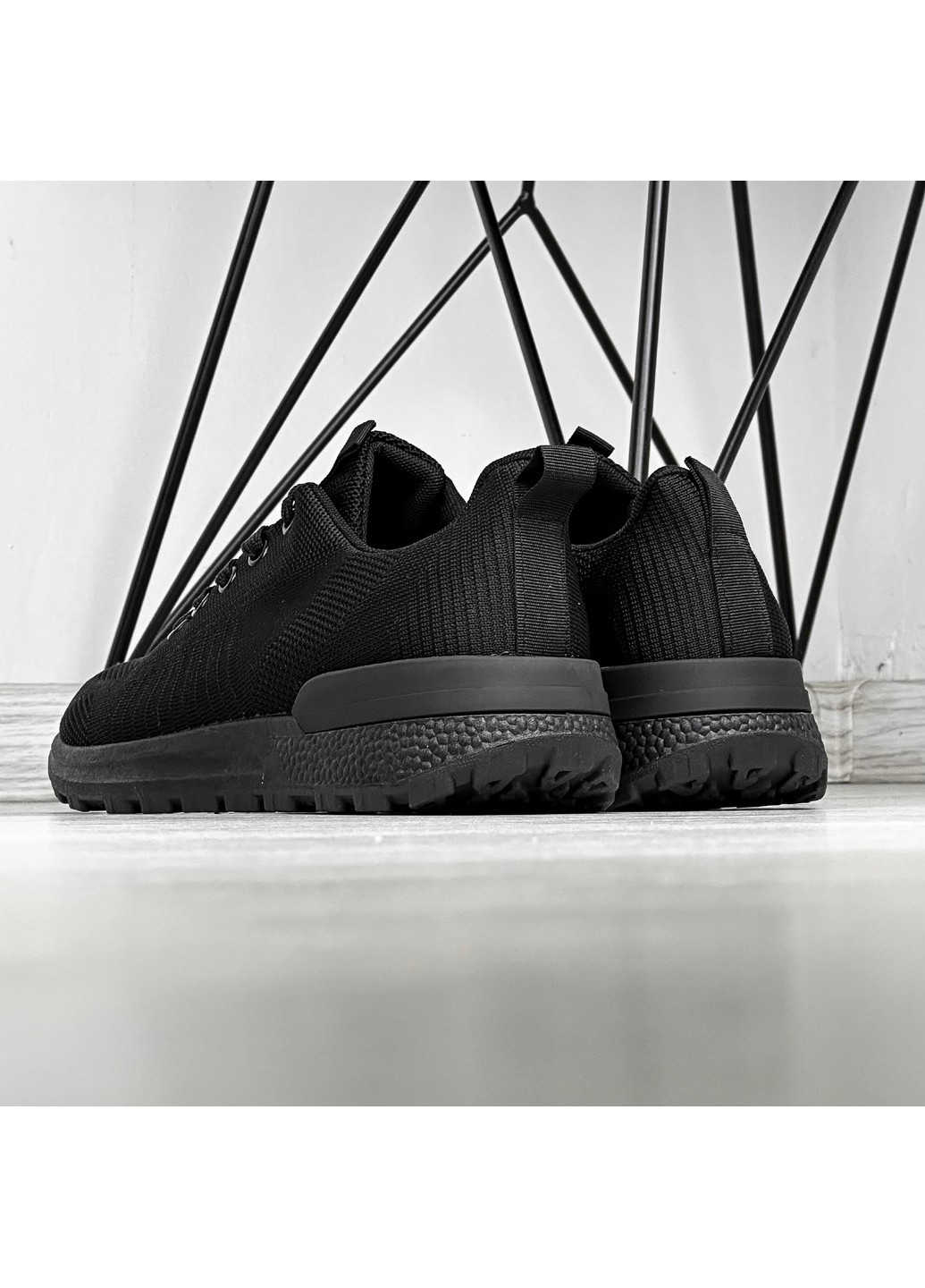 Черные демисезонные кроссовки мужские pdkr OkShoes