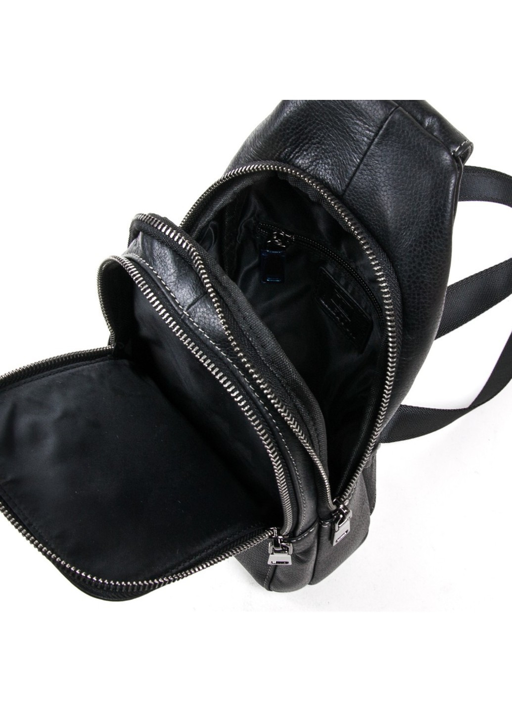 Мужская сумка-слинг 2002-3 black Bretton (272949947)