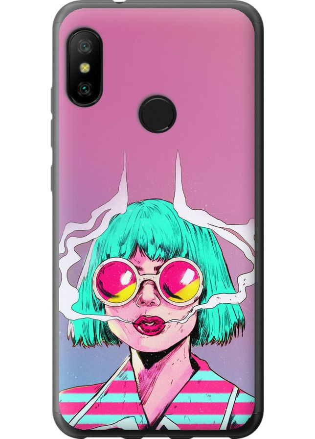 Силіконовий чохол 'Поп арт дівчина' для Endorphone Xiaomi Redmi 6 Pro (276192709)