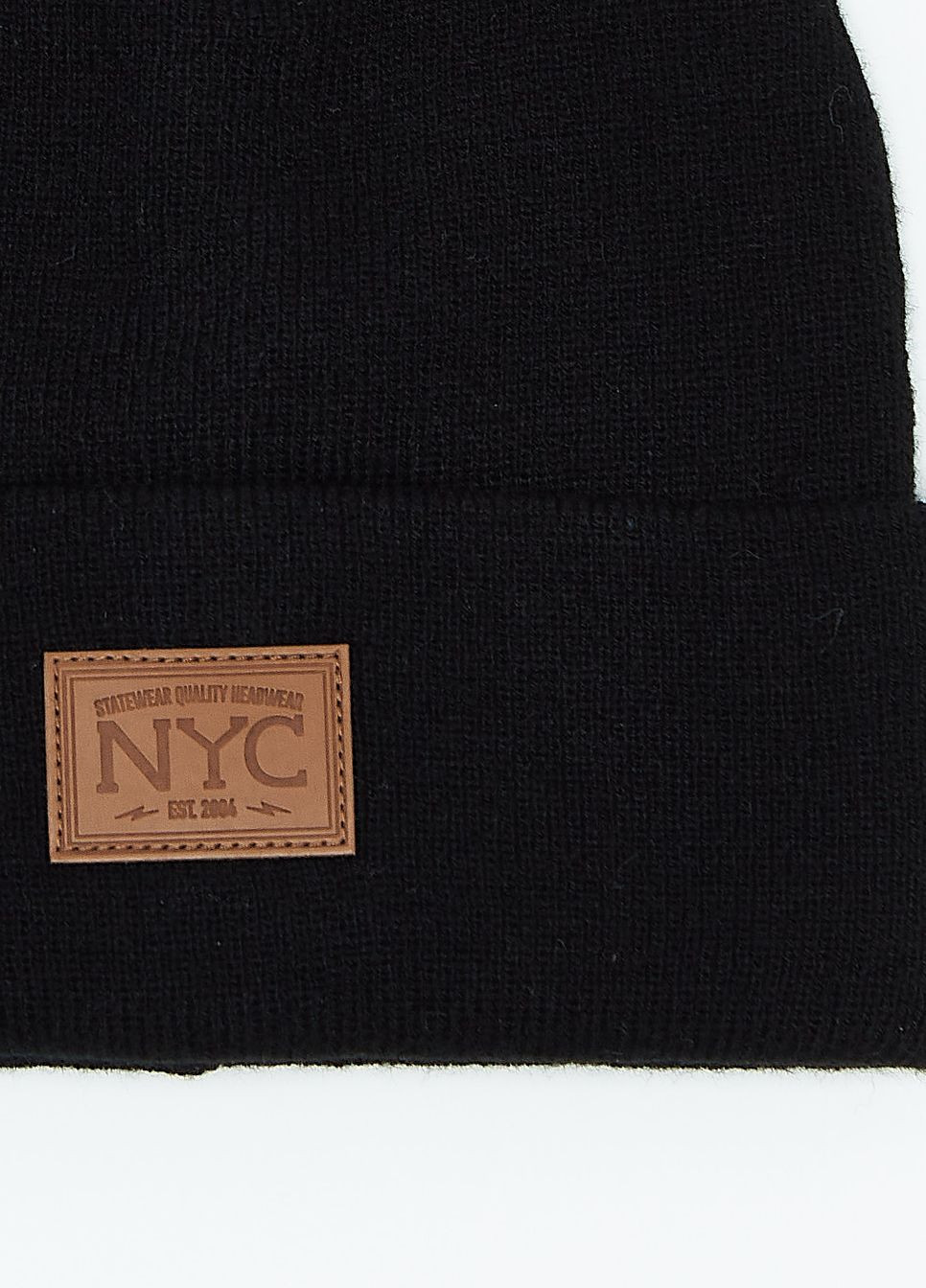 Шапка зима,чорний з принтом, Statewear (266629533)