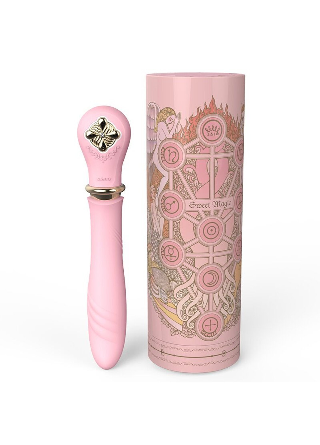 Пульсатор із підігрівом Sweet Magic - Desire Fairy Pink, турбо режим Zalo (256621857)