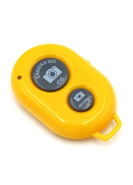 Bluetooth Кнопка для Selfie Remote Shutter Пульт Дистанційного Управління Камерою смартфона для iPhone і Android - Жовтий XO (259753312)