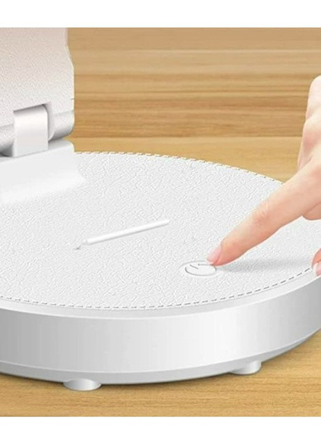 Настільна світлодіодна лампа 1278 (вбудований акумулятор, 1200mAh, 3 режими яскравості, USB, 5Вт) - Білий China (257426511)