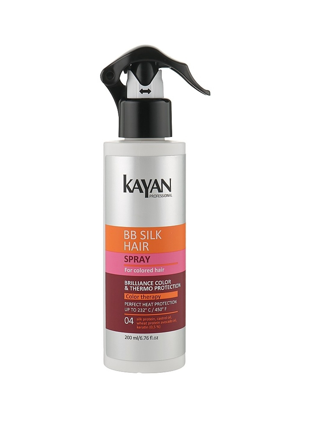 Спрей-термозащита для окрашенных волос BB Silk 250 мл Kayan Professional (263514159)