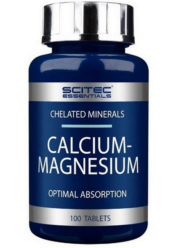 Кальций и магний Calcium-Magnesium 100 tabs Scitec Nutrition (276251503)