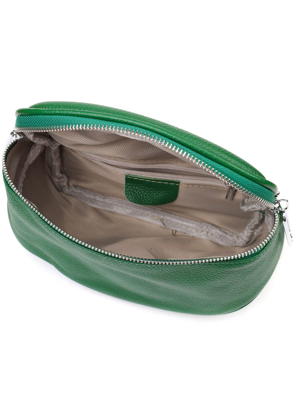 Модная женская сумка через плечо из натуральной кожи 22124 Зеленая Vintage (260359825)