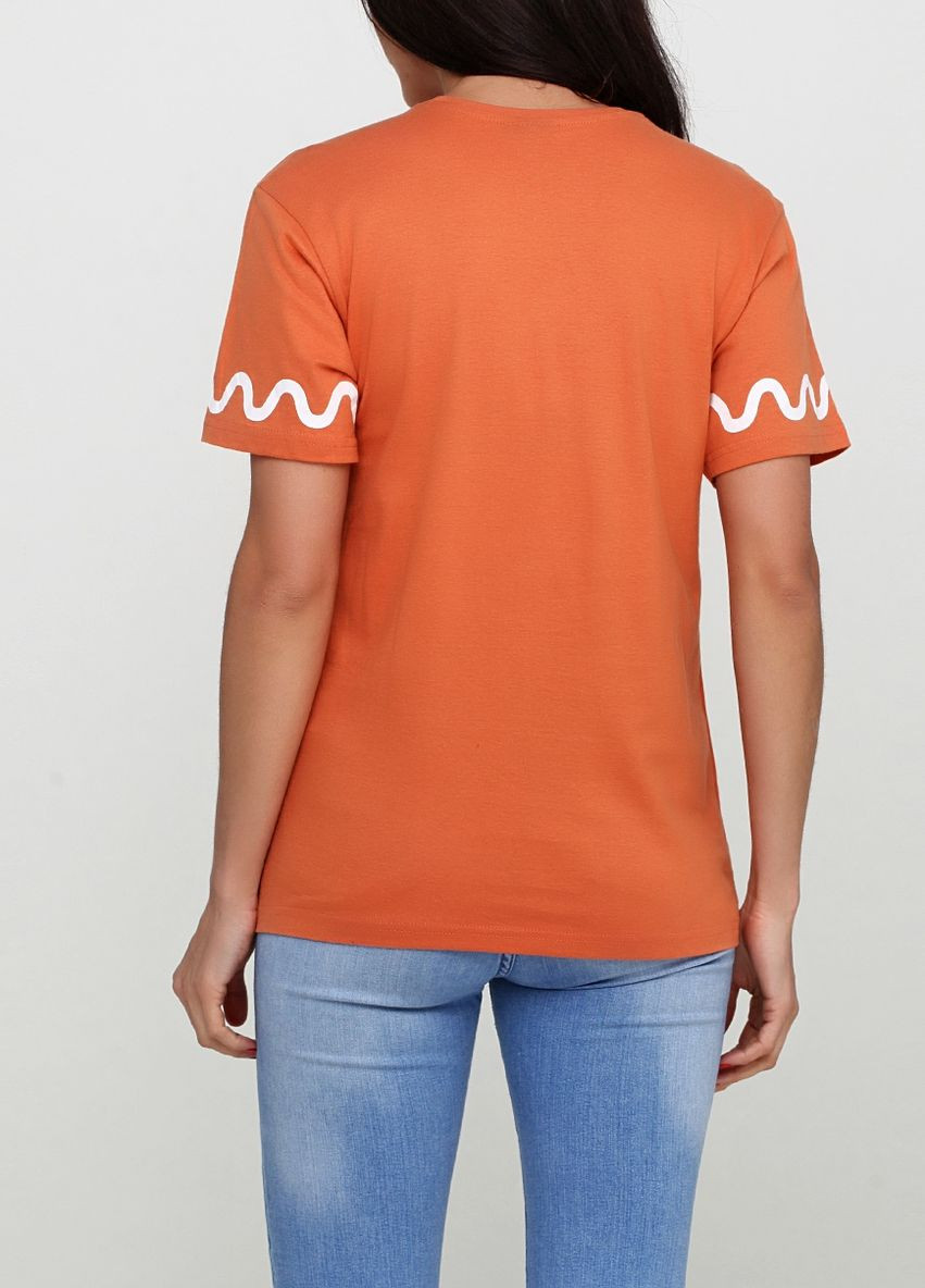 Оранжевая летняя футболка Asos