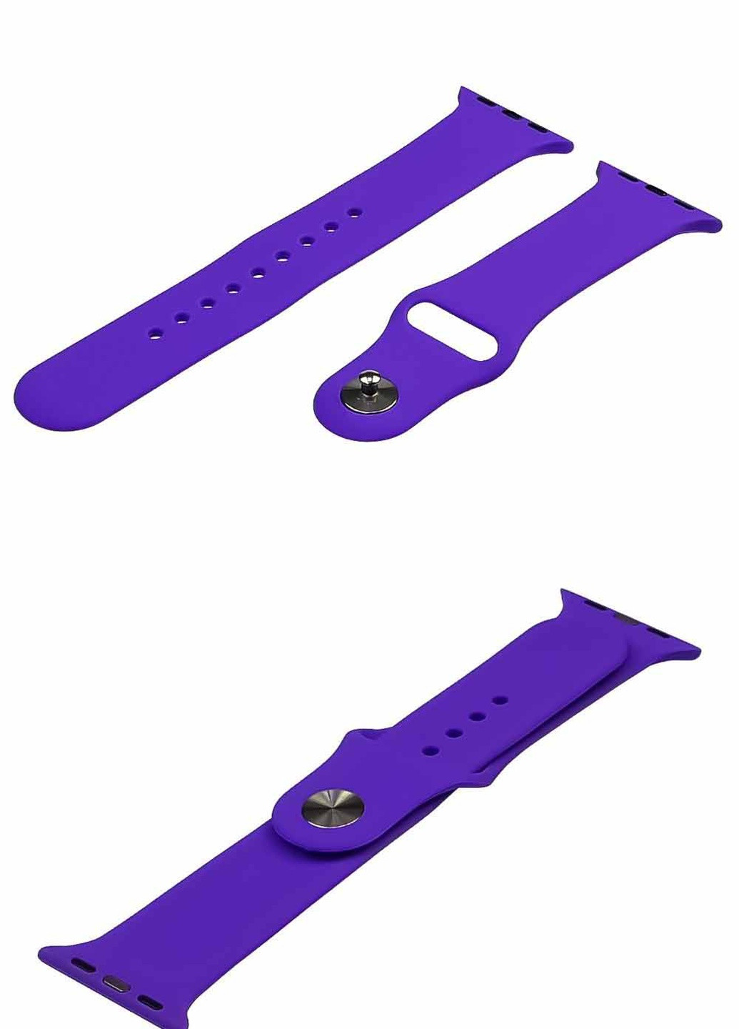 Ремешок силиконовый для Apple Watch Sport Band 38/40/41 mm размер S цвет №41 цвет синий ЦБ-00195351 Rainbow High (259467547)
