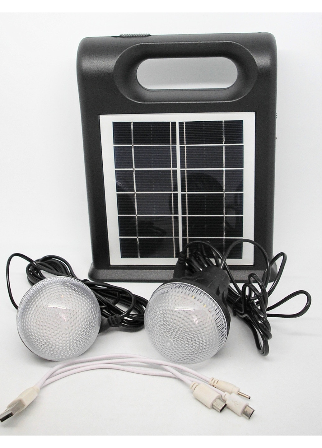 Сонячна система ліхтар прожектор повербенк із сонячною батареєю та світлодіодними лампочками CcLamp CL 12 30W No Brand (259501145)