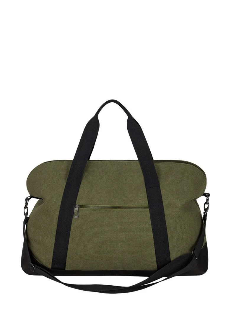 Сумка Дорожная Унисекс Leather Canvas Зеленый D1601EX062 Exodus (260074216)