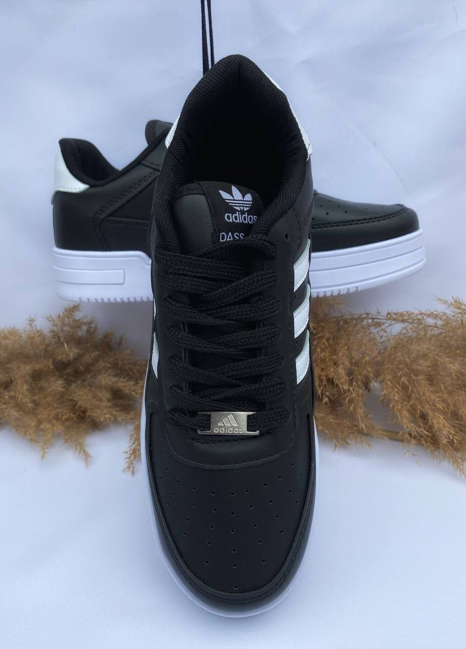 Черные демисезонные кроссовки с лого dass-ler black Vakko