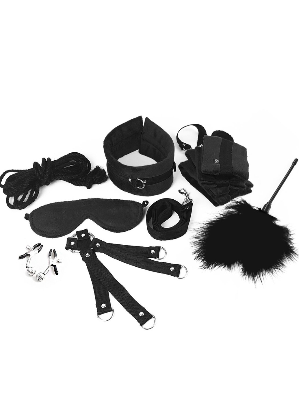 Набор БДСМ - Soft Touch BDSM Set, 9 предметов, Черный Art of Sex (258302883)