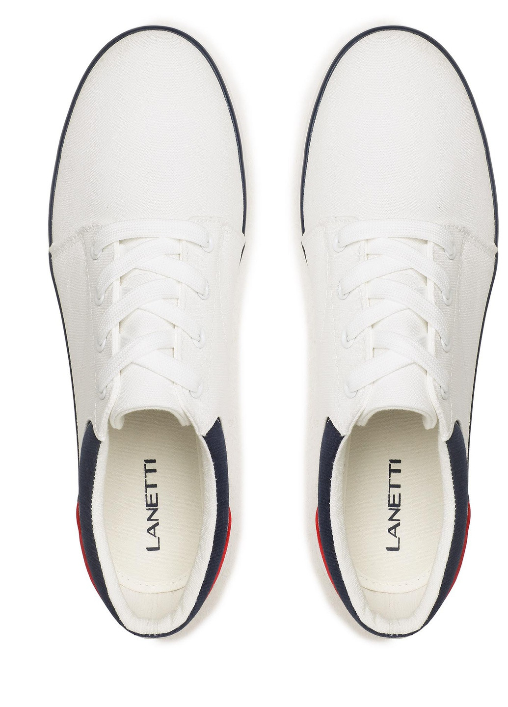 Белые демисезонные кросівки ms20347-11 Lanetti