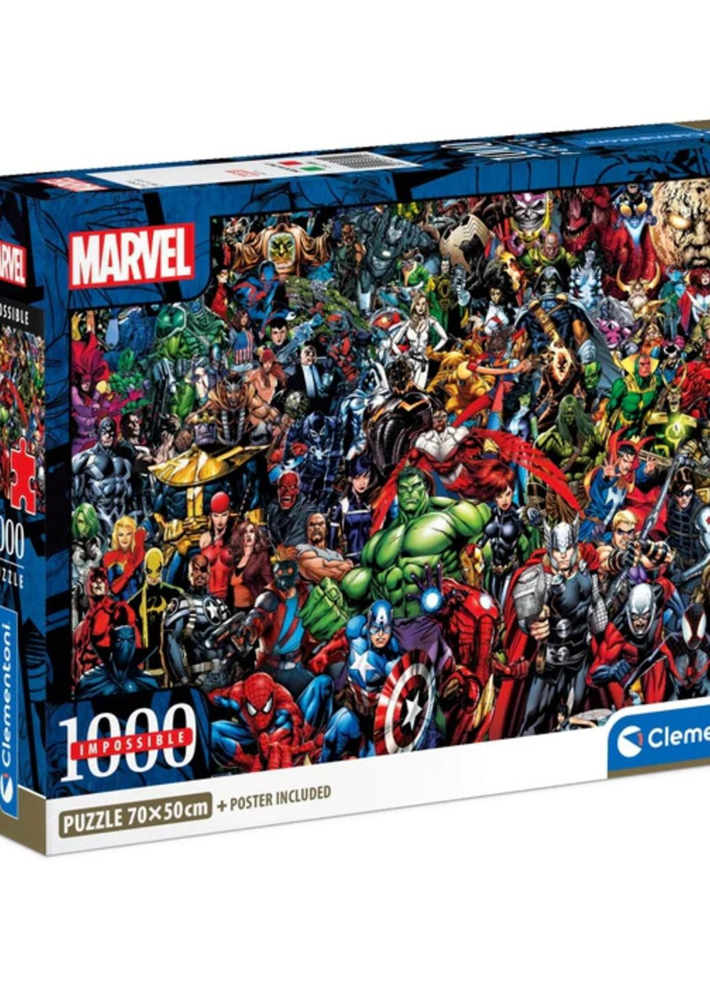 Пазл Marvel Супергерої Марвел - 1000 шт.(39709) +постер всередині Clementoni (275064519)