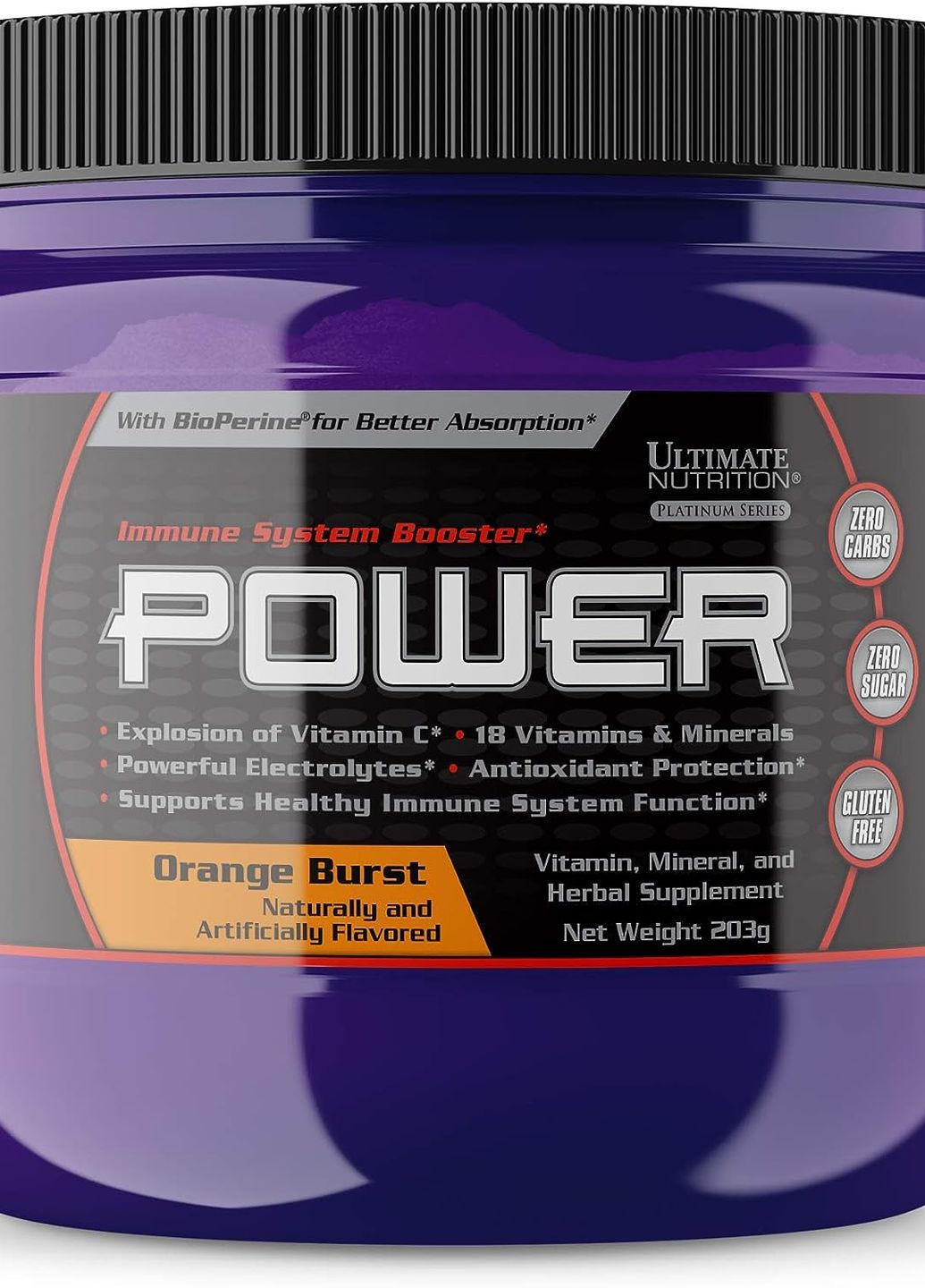 Комплекс для поддержания иммунной системы Ultimate Immune System Booster Power 203 g (Orange Burst) Ultimate Nutrition (265092093)