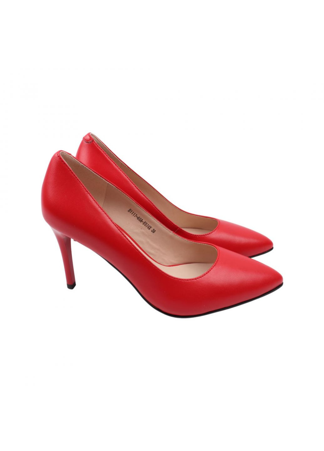 Туфлі жіночі червоні натуральна шкіра Geronea 995-22dt (257440315)