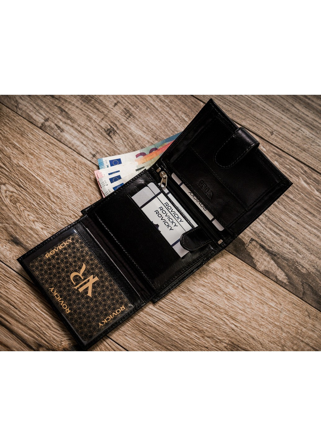Кошелек мужской кожаный R-RM-10L-GCL Rovicky (272802160)