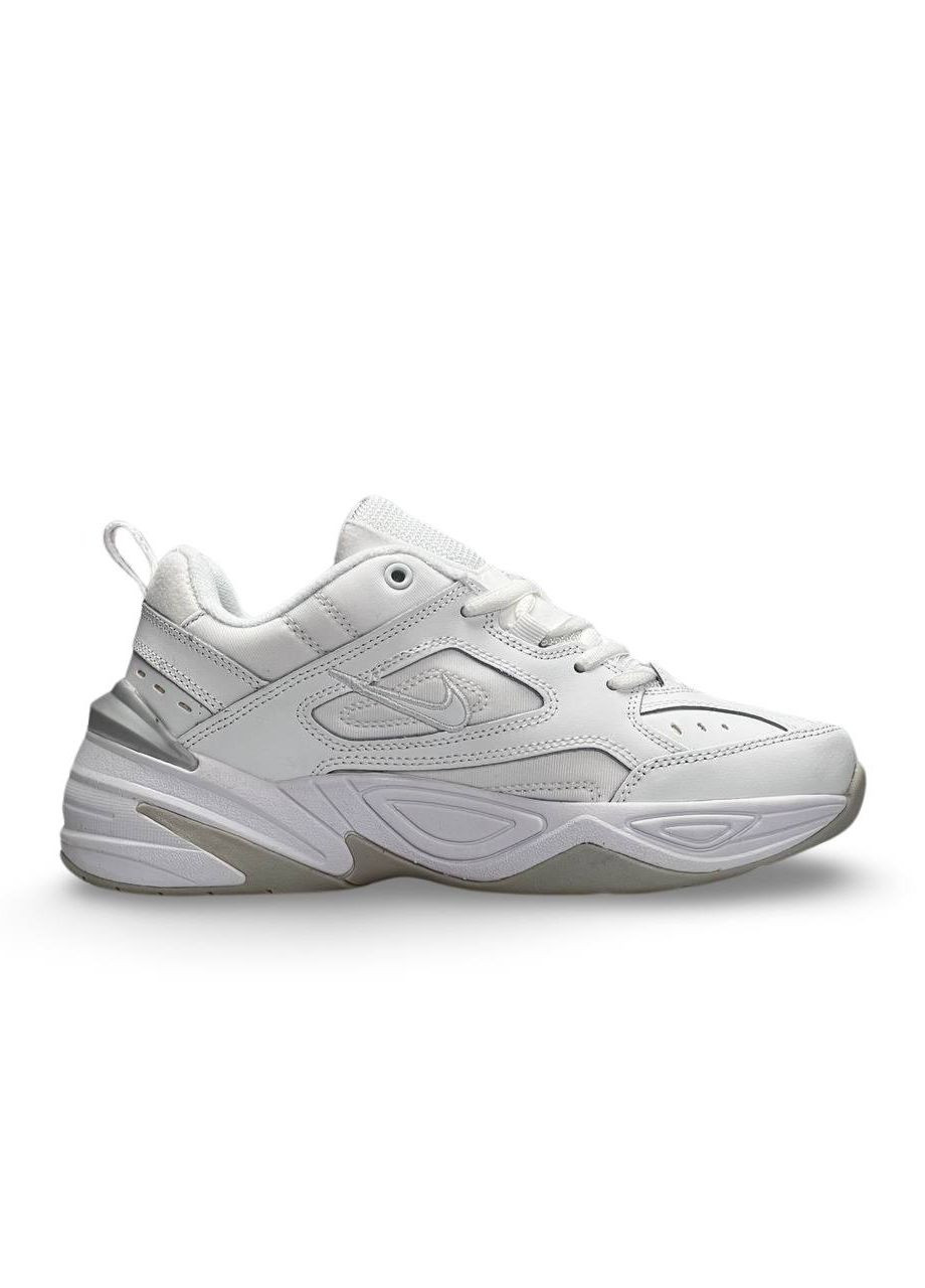 Nike m2k tekno all white top
