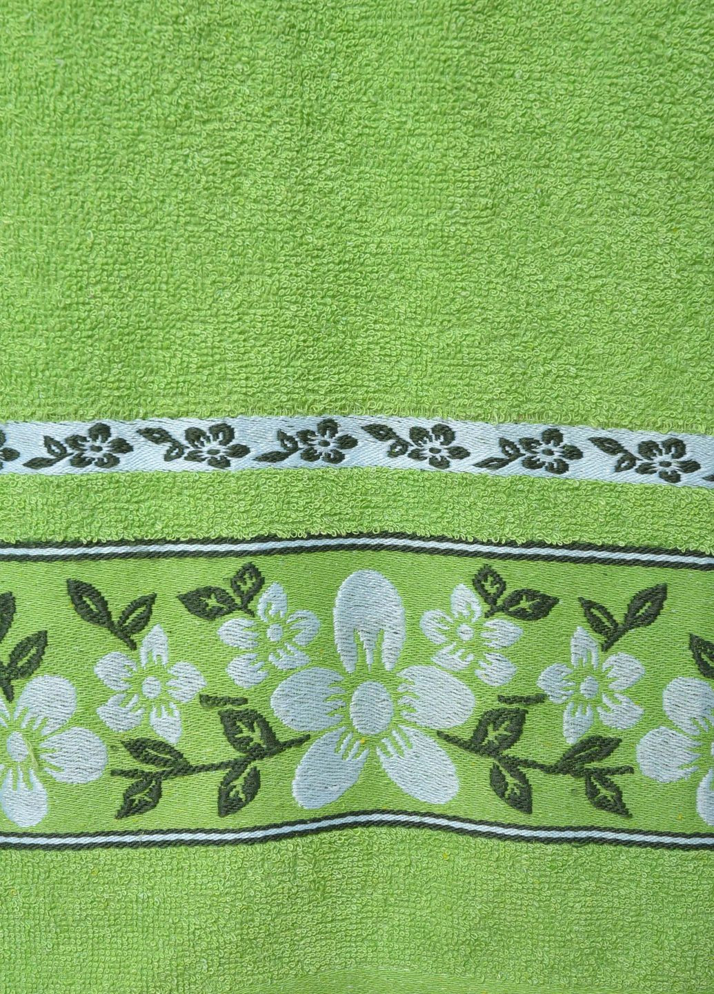 Let's Shop полотенце банное махровое зеленого цвета однотонный зеленый производство - Турция
