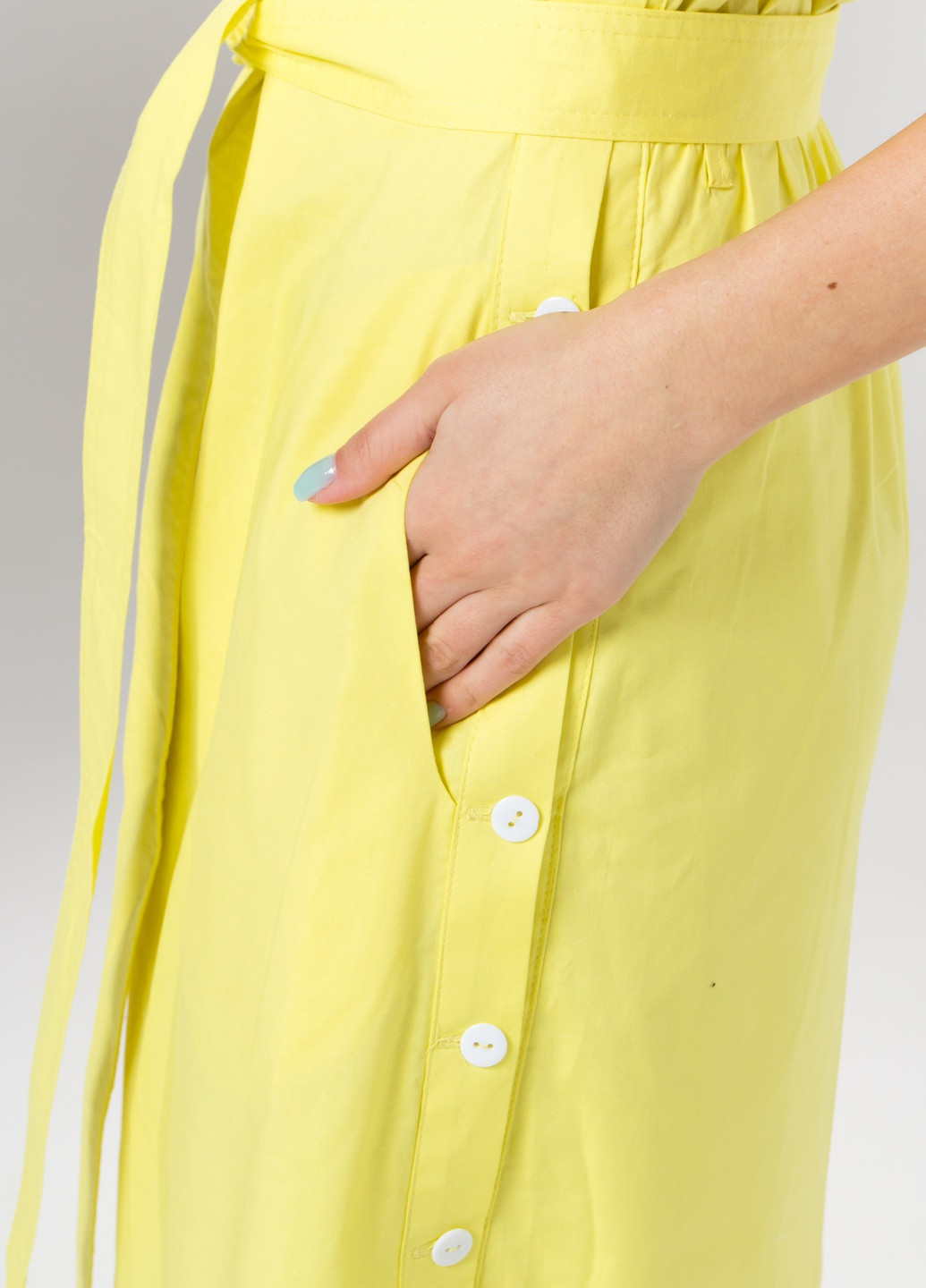 Жовтий повсякденний жіноча сукня-сарафан літня SK