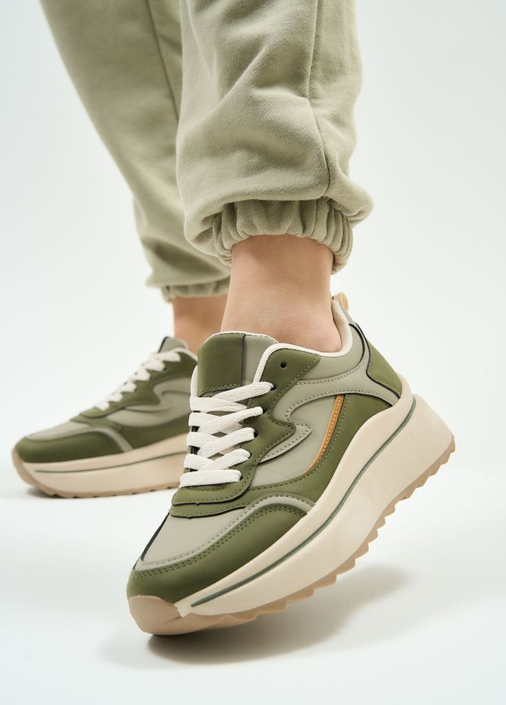 Зелені осінні кросівки 179330 Lonza