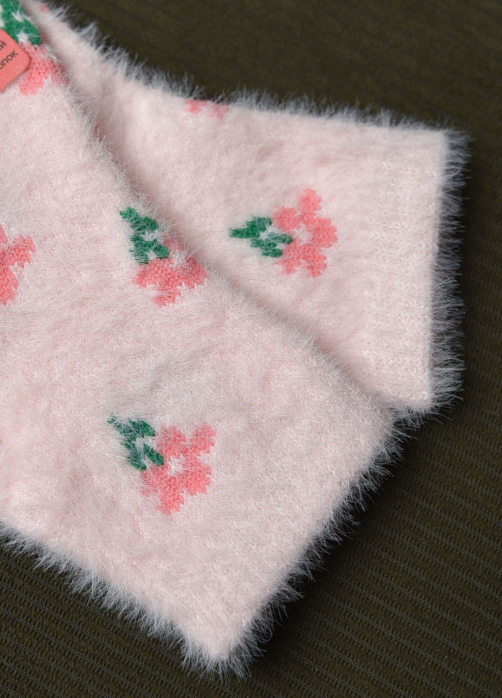 Шкарпетки дитячі для дівчинки норка рожевого кольору Let's Shop (267723597)