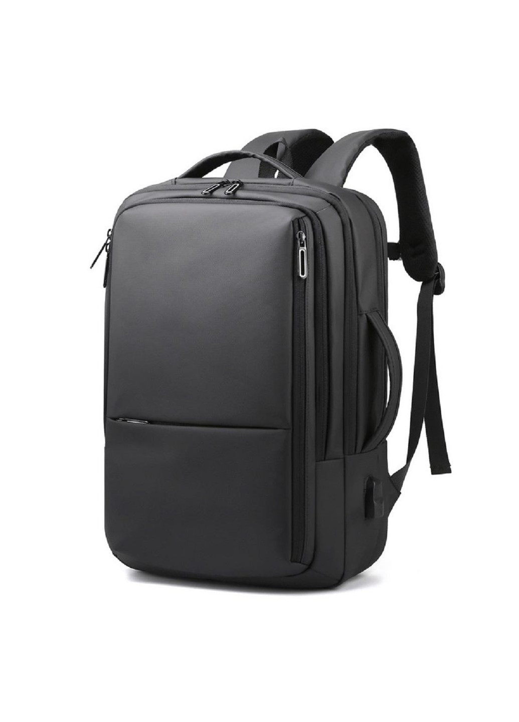 Большой текстильный черный рюкзак ANT02-2021-2A Confident (277963006)