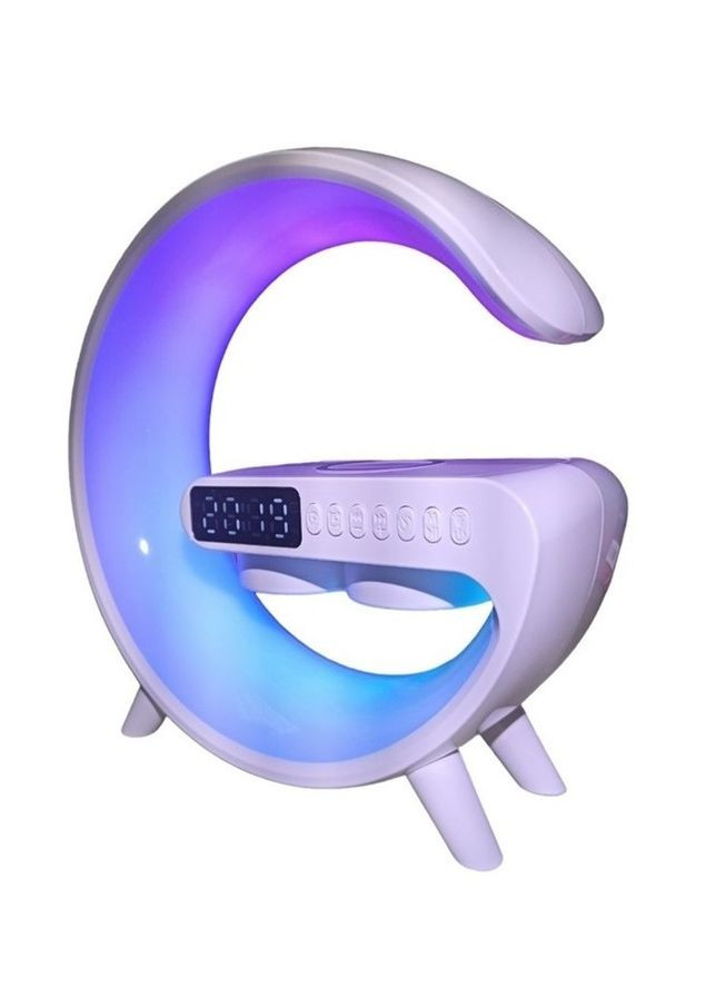 Настольная лампа-ночник Led Wireless Charging Speaker Google G11 (8527) 15W многофункциональная White No Brand (276840777)