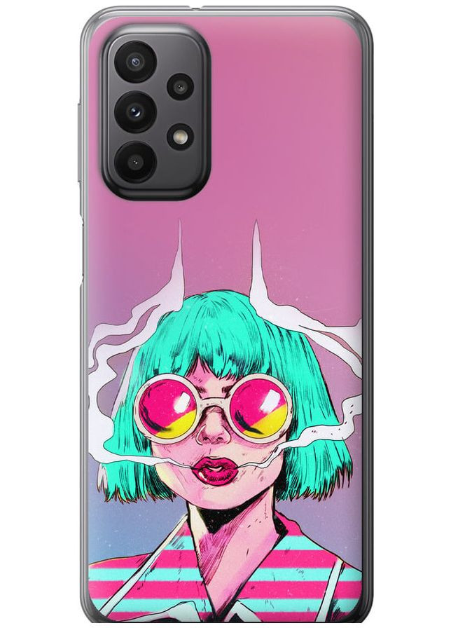 Силіконовий чохол 'Поп арт дівчина' для Endorphone Samsung Galaxy A23 A235F (276193720)