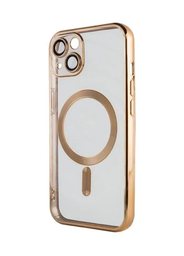 Чохол-накладка TPU для Apple iPhone 15 з MagSafe та захистом камери Gold No Brand (278017901)