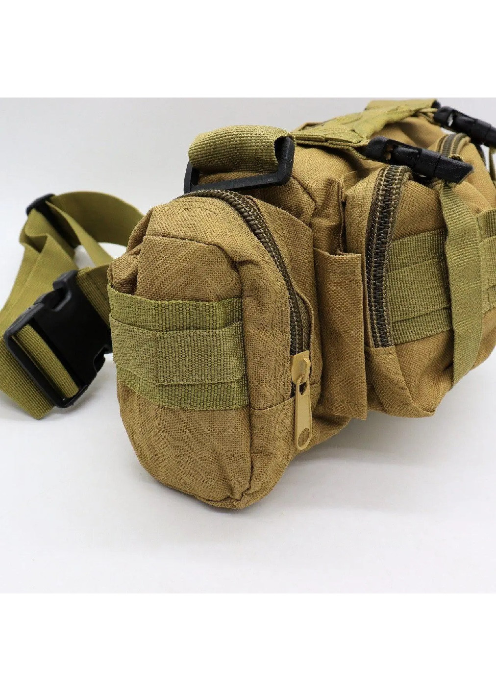 Тактическая сумка через плечо компактная армейская для рыбалки охоты туризма на 5 л 35х14х18 см (474205-Prob) Песочная Unbranded (257597018)