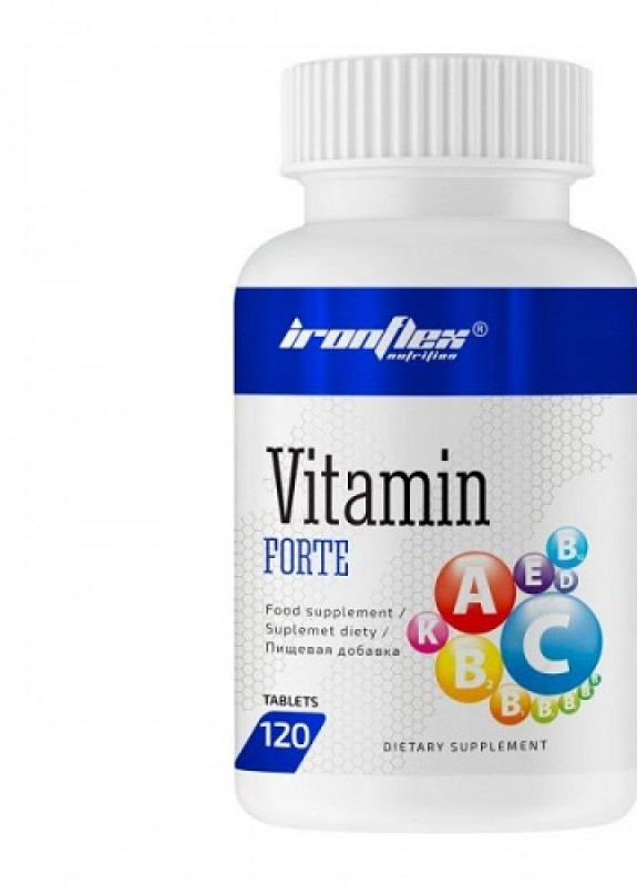 Витаминно-минеральный комплекс Vitamin Forte 120 tabs Ironflex (257658871)