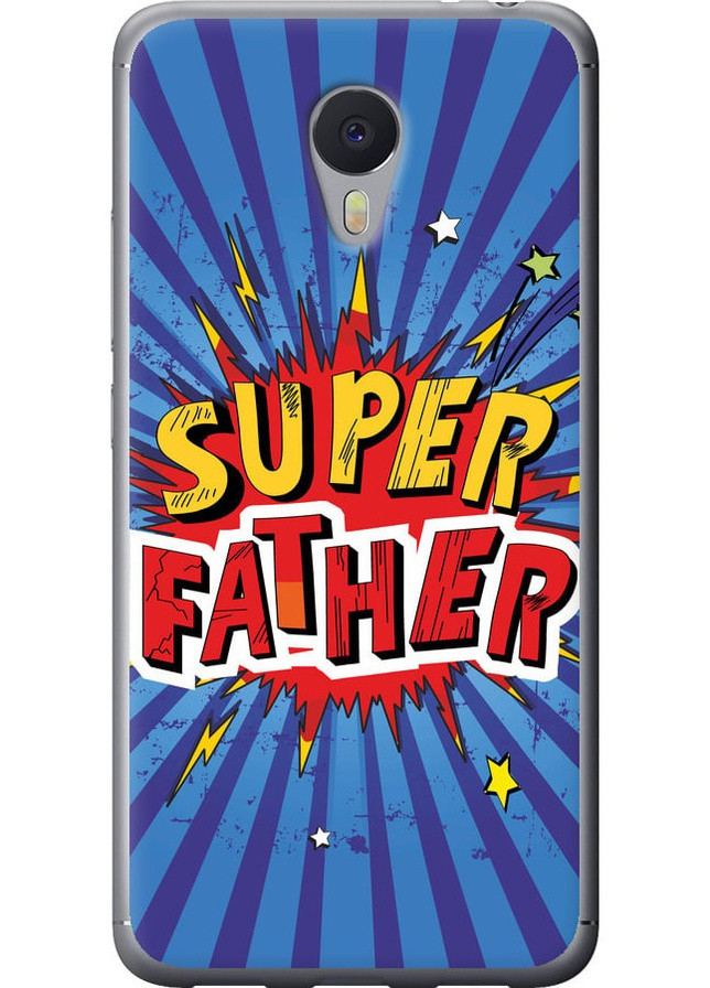 2D пластиковий чохол 'Супер тато v2' для Endorphone Meizu M3 Note (258084113)