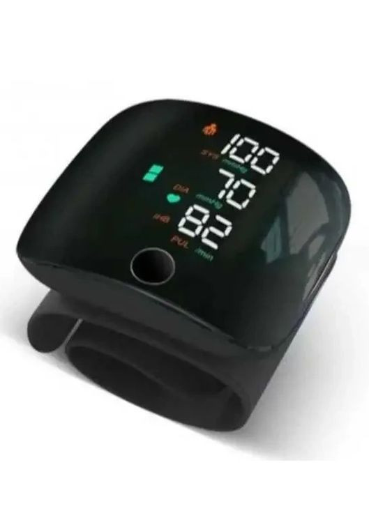 Тонометр автоматический на запястье с голосовым монитором Intelli System Черный No Brand (276461539)