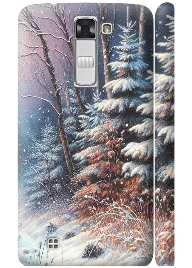 3D пластиковий матовий чохол 'Зимовий пейзаж' для Endorphone LG K8 K350E (275467623)