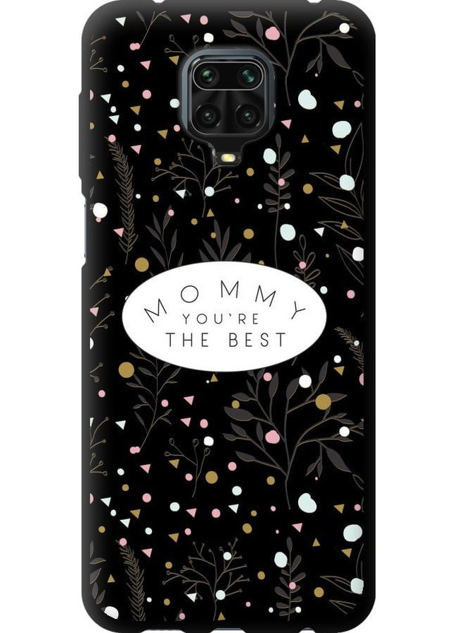 TPU черный чехол 'Лучшая мама' для Endorphone Xiaomi Redmi Note 9 Pro (258180985)